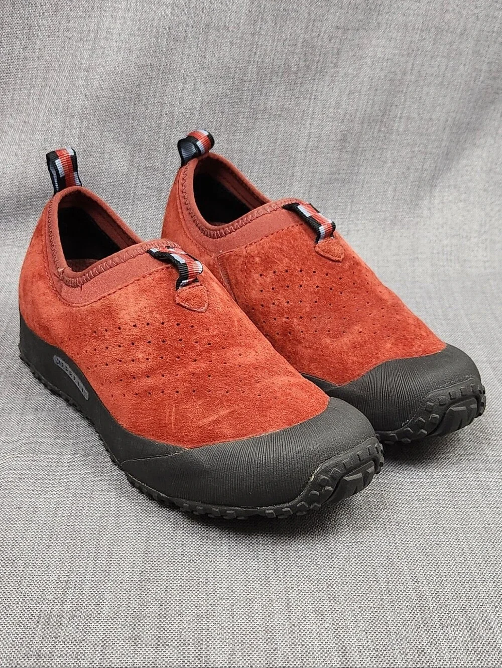 Merrell Autumn Improv Moc Tumbleweed  Suede Leather Slip-on Trail Shoes. 8.5